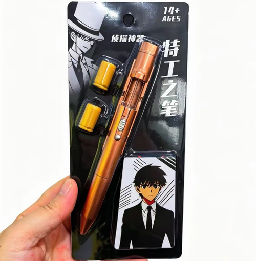 Agent Pen with Ejecting Shells, Dual-Use Writing Shooting Toy Pen, Fun Stress Relief Gadget for Office Home
