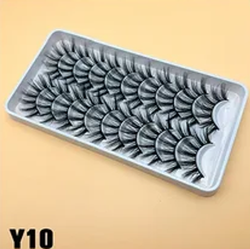 Natural Long 3D Mink False Eyelashes Short Long Eyelashes Makeup Kit Mink Lashes Extension Eye Lashes Customized Wholesale