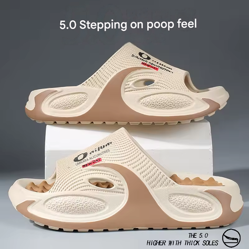 Men's new slippers with foot massage