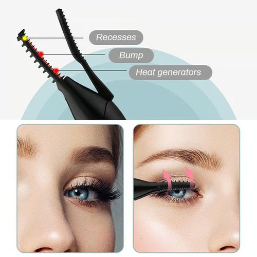 Electric Eyelash Curler for Instant Glam Blink & Dazzle