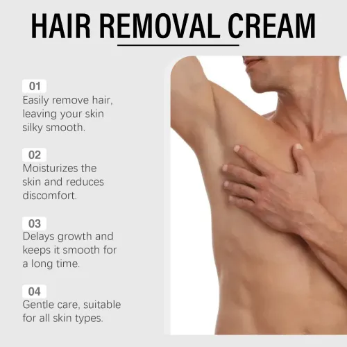 Fast-Acting Body Hair Removal Cream for Men