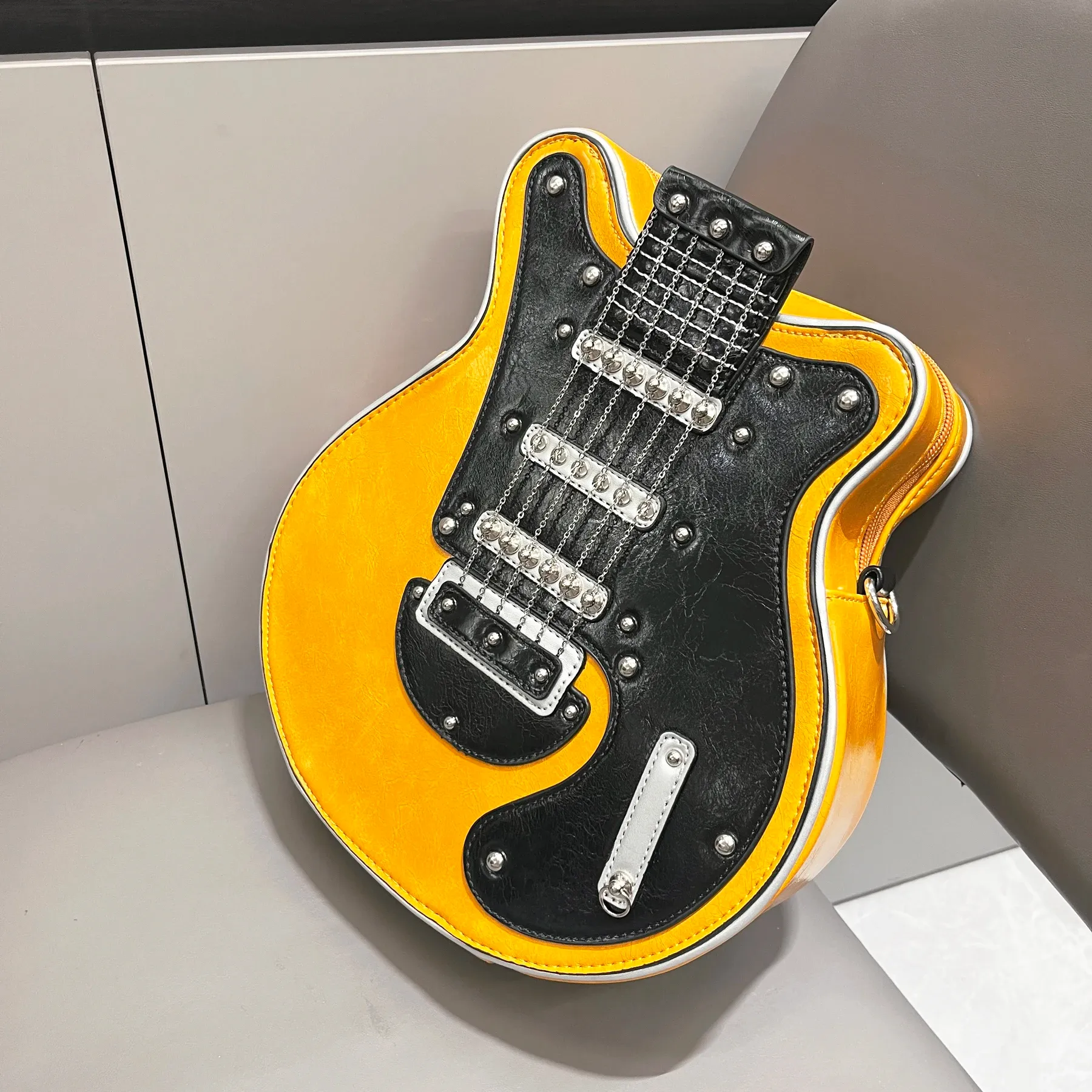 Purses And Handbags For Women Luxury Designer Leather Crossbody Shoulder Bag Handmade Guitar Shape purse Bags Purse