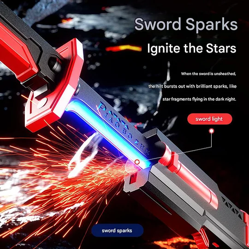 Sword-drawing Spark Blade Sound and Light Light Sword Toy