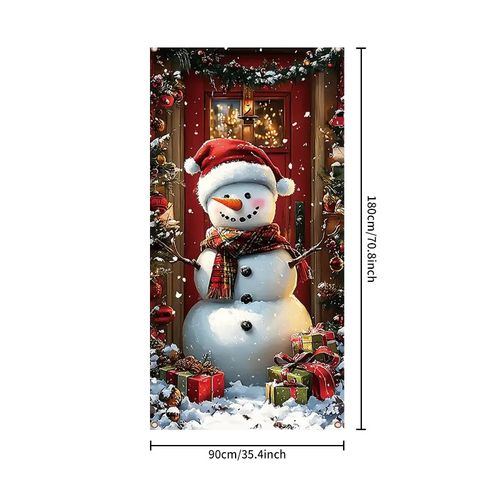 Santa Claus Party Decoration Banner Door Banner