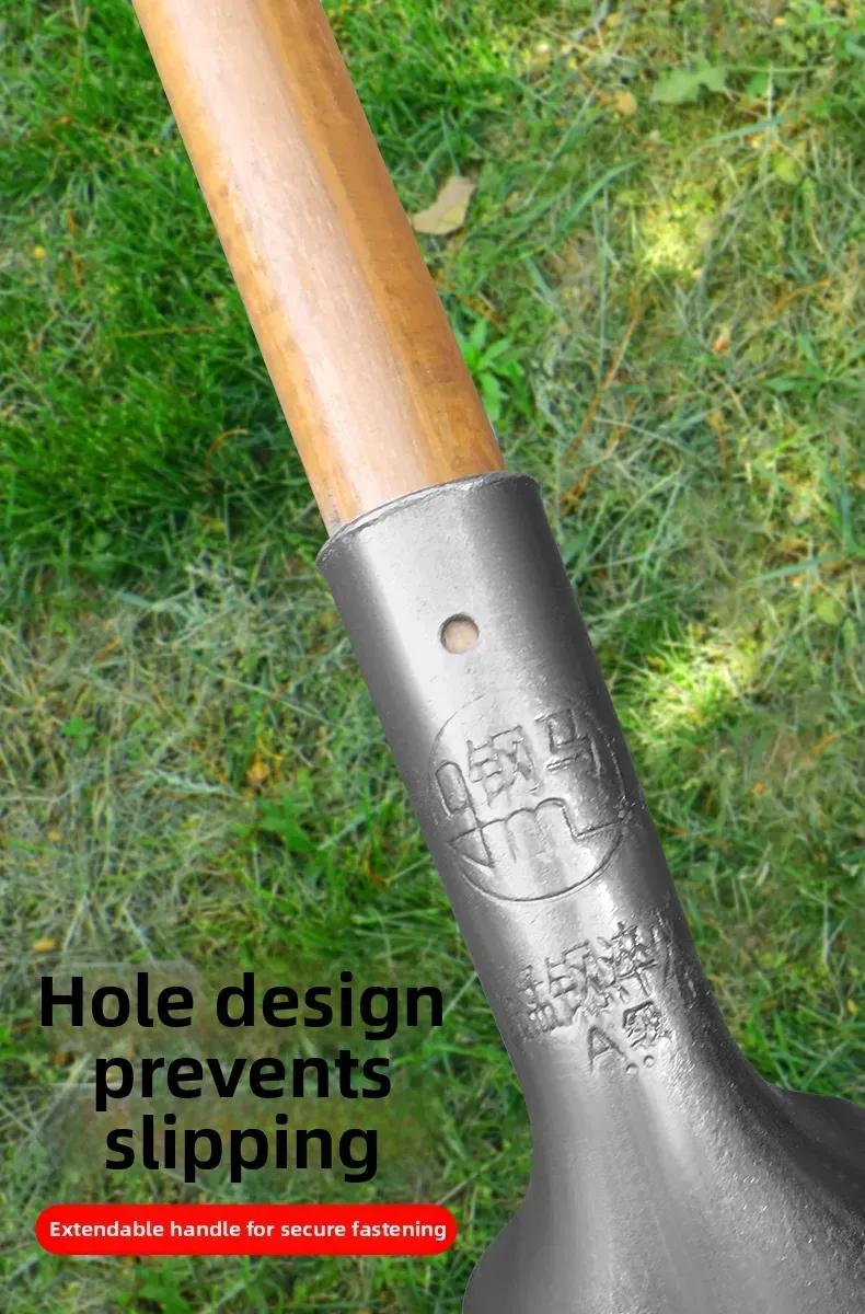 Thickened Manganese Steel Small Shovel Hole For Soil Planting Flowers Mountain Herd Agricultural Tools