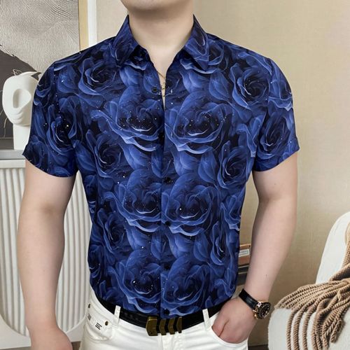 Ice silk short-sleeve shirt