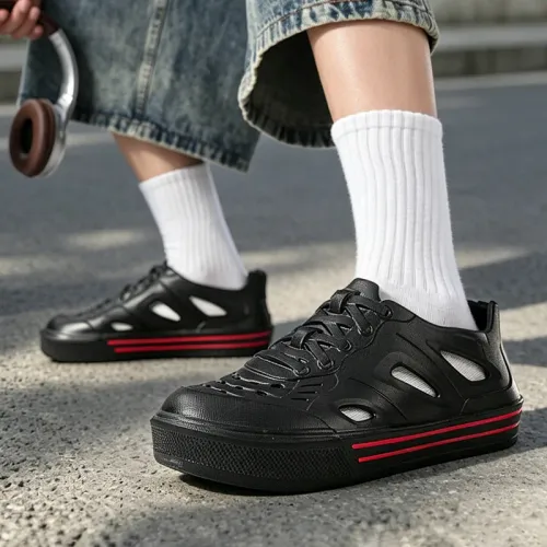 Men's Summer Outdoor Slip-On Shoes Anti-Slip Deodorant Breathable Sandals Driving
