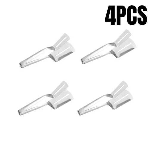 4Pcs Stainless Steel Steak Clips Multifunctional Spatula Double-Sided Cooking Tongs For Fish Meat Pizza Kitchen Baking Tools