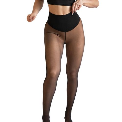 Thin, shaping leggings for women, with compression function at the waist.