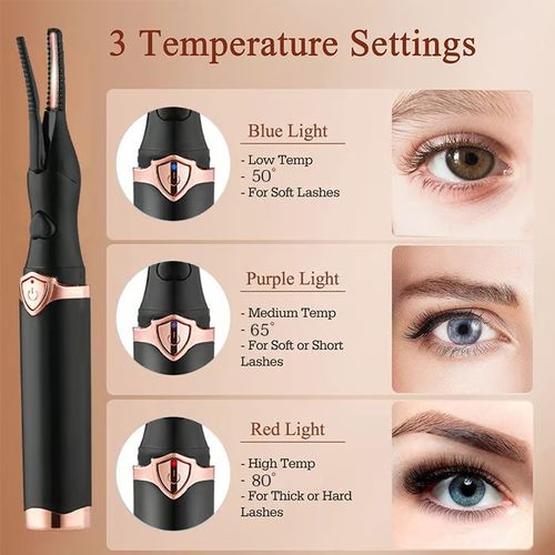 Electric Eyelash Curler for Instant Glam Blink & Dazzle