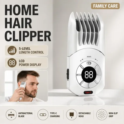Electric Hair Clipper, Hair Cutting Tool, Self-Cutting Pusher, Electric Push Hair Salon