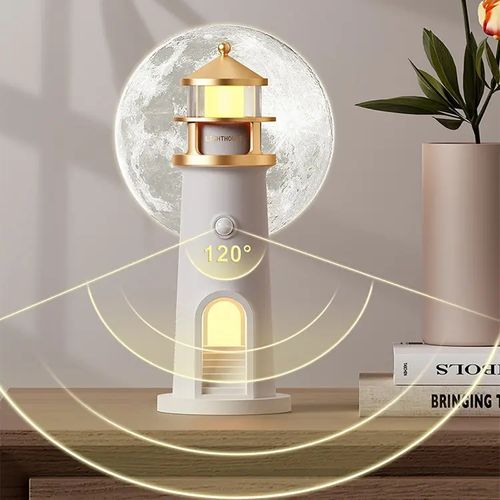 Night Light Tower with Remote Control Bluetooth Music Moonlight Projector Lamp