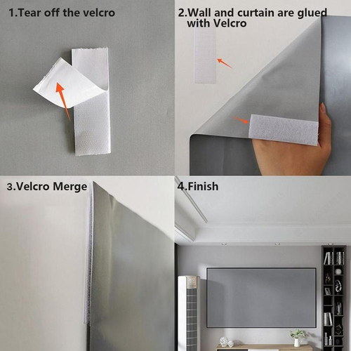 72 inch 159*90cm 4K Metal Lightproof Foldable Portable Movie Screen (16:9)