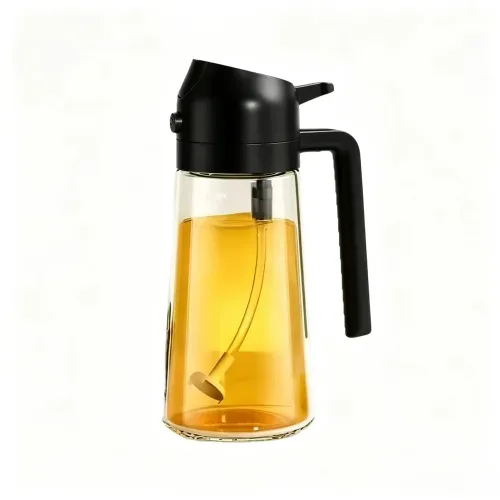 Commercial Grade Glass Oil Sprayer | Versatile Seasoning Bottle & Cooking Mist Dispenser for Baking & Home Catering
