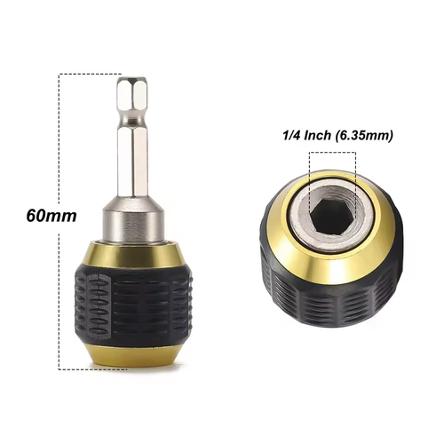 3pcs Big head quick release self - locking hexagon shank electric drill conversion notch wrench tool