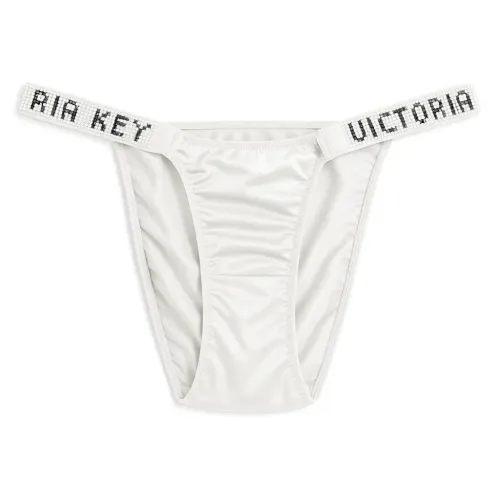 Sexy Low Waist Diamond Ice Silk Women's Underwear Fitness Sport High Split Crossbody Briefs Comfortable Breathable Ladies Pantie