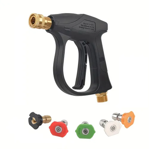 Pressure Washer Gun Car Washing Gun With 5pcs Soap Spray Nozzles