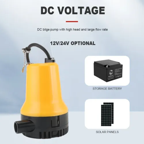 DC portable 12 24V submersible pump