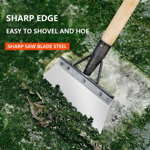 Multifunctional Outdoor Garden Cleaning Shovel Square Manganese Steel Flat Shovel Heavy Duty Square Garden Shovel Spade