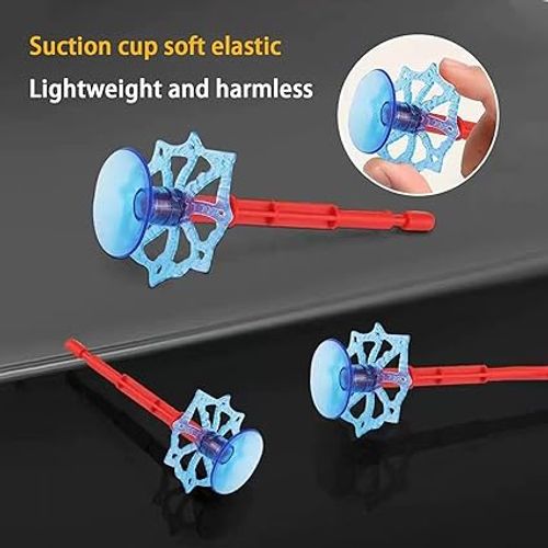 Spider Web Shooter Kids Gift - Web Shooters for Kids Super Hero Toys with Spider Gloves Launcher Wrist Toys Set Suction Disk Soft Bullets for Boy Girl Age 3-14 Birthday Gifts