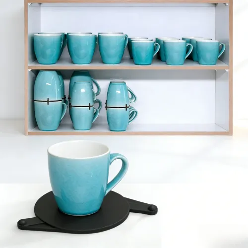 Adjustable Stackable Cup Holder For Kitchen Coffee Tea Cups Organization Storage Rack Container Home Cabinet Space Saving Holder