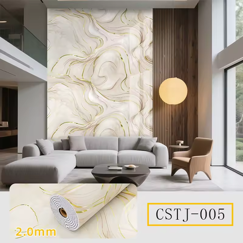 Self-Adhesive Wall Panels PVC,Tile&Marble Look Waterproof Wallpaper,Peel Stick DIY for Living Room Bedroom Bathroom
