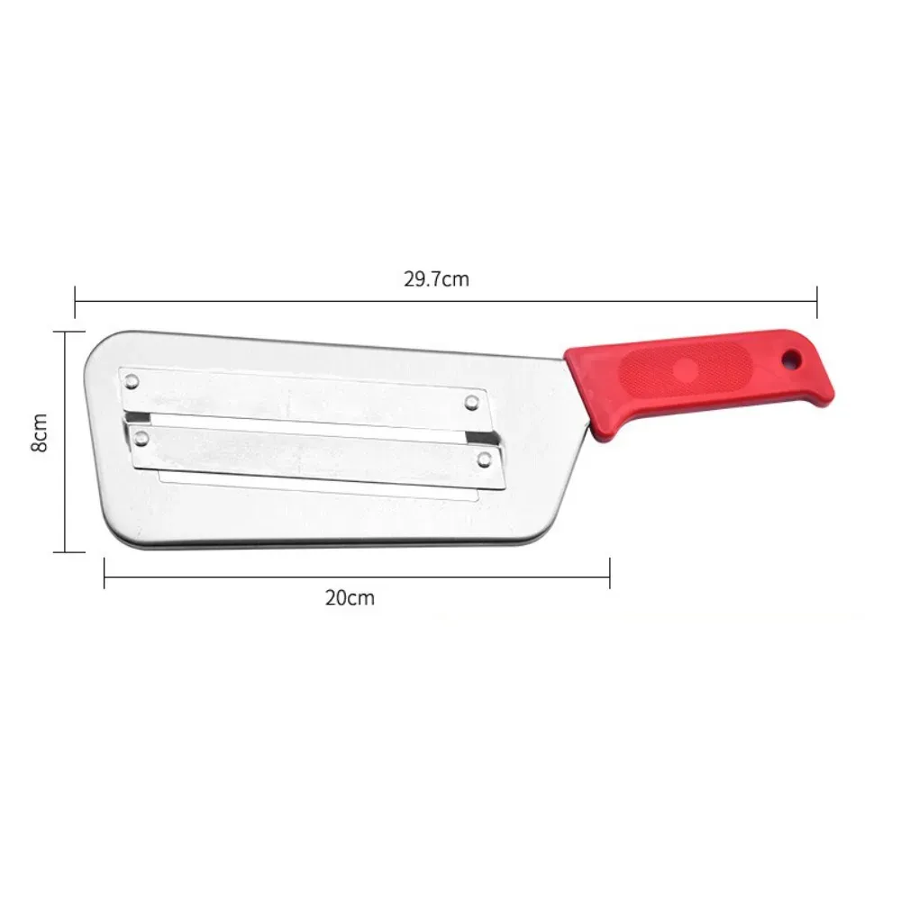 2PCS Cabbage Kitchen Knife Stainless Steel Dual Blades Peeling Tool Kitchen Vegetable Fruit Cutter Slicer Chopper Household Gadgets