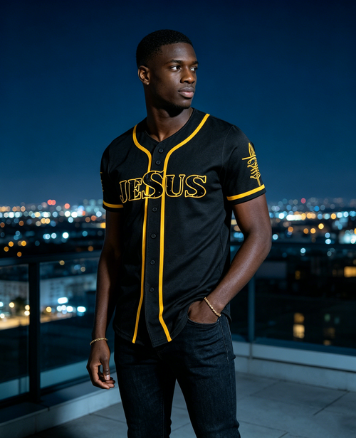 Baseball-style T-shirt