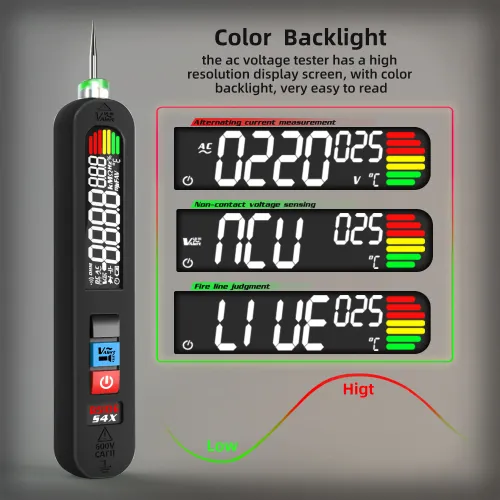 Recharge Non-Contact Detection Leakage Live Wire Breakpoint Finder Portable Household