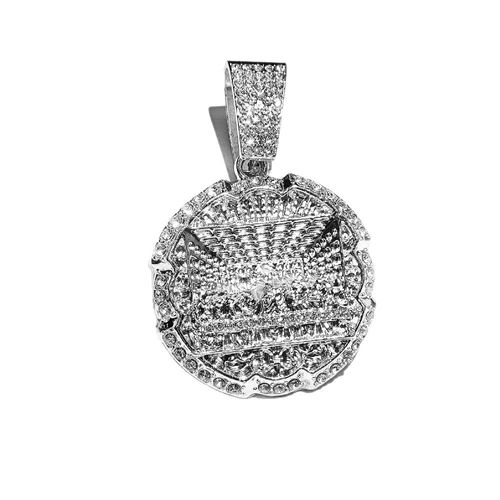 A Popular Large-Sized Hip-Hop Pendant Necklace With Full Diamonds From Europe And America For The Last Supper