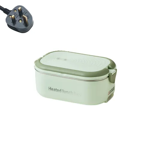 Durable 304 Stainless Steel Electric Lunch Box Constant Temperature 1000ml Food Heated Warmer Container Plug-in Heated Lunch Box