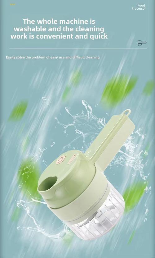 Gatling-style Electric Handheld Chopper – Multifunctional Vegetable Cutter