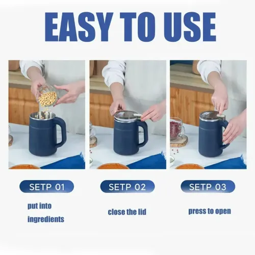 Household Kitchen Stainless Steel Electric Coffee Bean Grinder