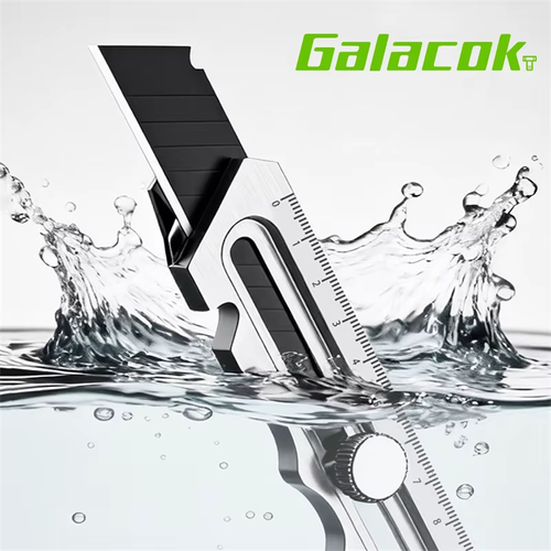 Stainless Steel Utility Knife 6 In 1 Multi Function Opener Retractable Box Cutter Portable Office Home Courier Unboxing Knifes