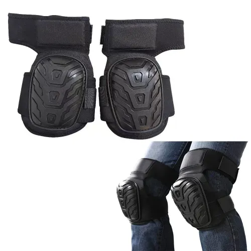 2 Piece Professional Knee Pads for Work with Strong Double Straps