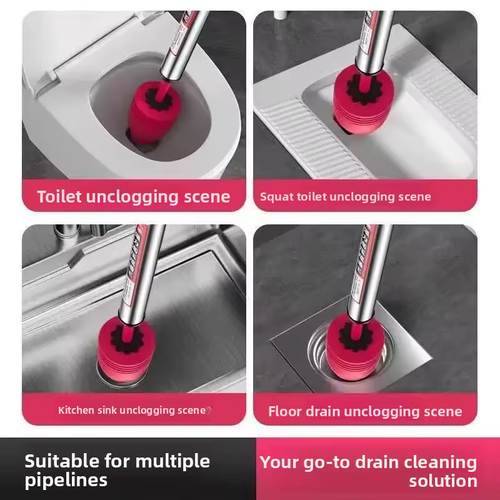 High Pressure Air Plunger Toilet Powerful Unclogger Tool with Ergonomic Handle Drain Clog Remover Plumbing Kit Sink Plunger