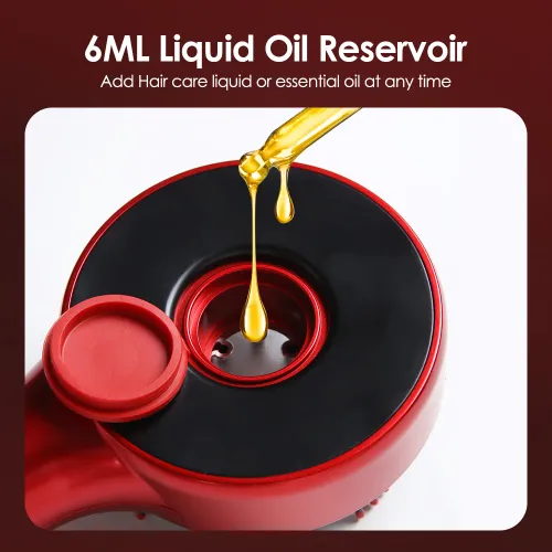 Electric Vibration Massage Comb Portable Hair Follicle Comb Scalp Oil Liquid Applicator Head Massager Hair Growth Anti Loss Care