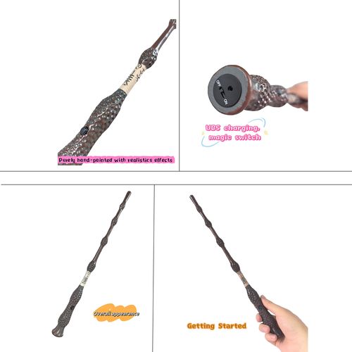 Harry's fire-breathing wand