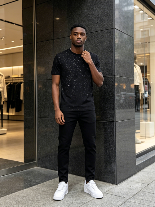 Advanced men's short sleeved shirt