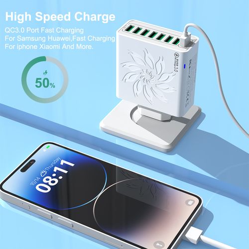 🎁8 in 1 Waterproof Ports USB Fast Charger