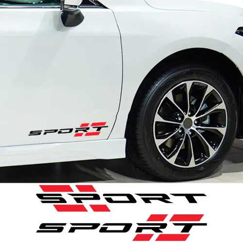 4-Piece Automotive Sports-Style Decal Set