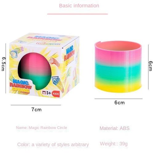 Children's toy elastic rainbow circle（5 pics)