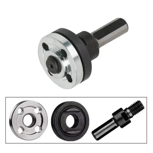 Angle Grinder Adapter For Electric Power Drill Converter Attachment Flange Nut Parts Set Connect Rod Disc Wheel Arbor Mandrel