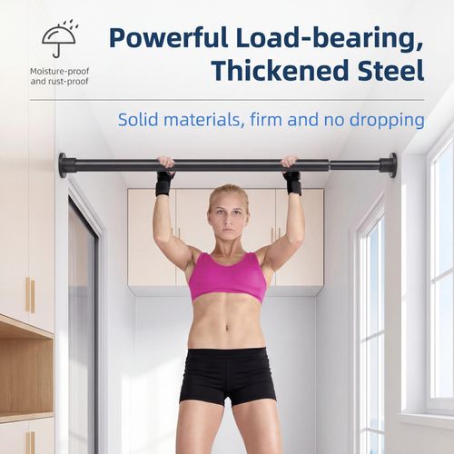 Adjustable Clothes DryingRod——Free Tension Pole Waterproof Flexible Clothes Rail Alloy Closet