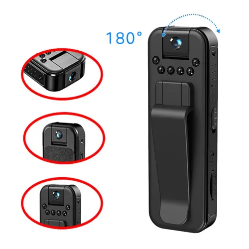 HD Chest-Mounted Action Camera Professional Wearable Video Recorder