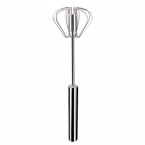 5pcs Semi-automatic egg beater and milk frother manual stainless steel mixing rod cream mixer egg whisk baking tool
