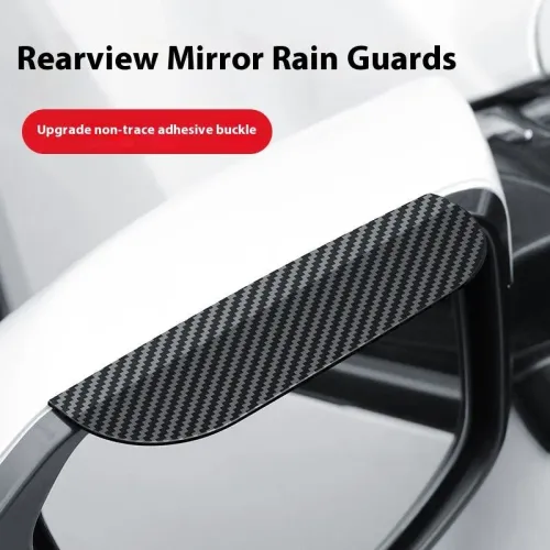New Carbon Fiber Rain Eyebrow Ultra-Lightweight & Durable Design with Universal Mounts for Cars/Motorcycles