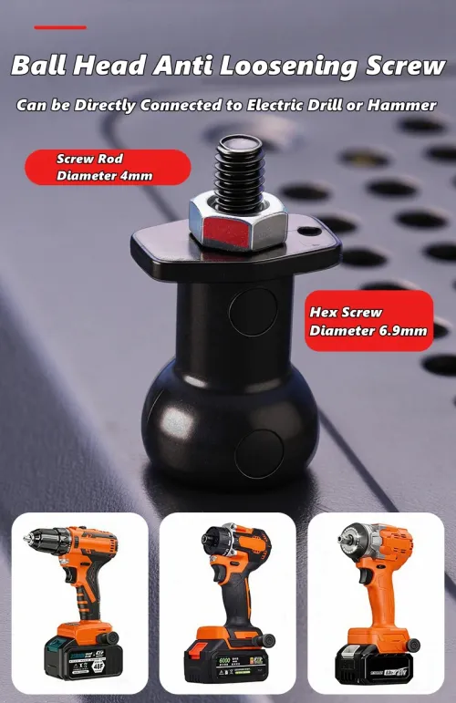 High-Hardness Self-Locking Drill Holder with Belt Clip Quick Release Power Tool Waist Holster Thickened Portable Storage