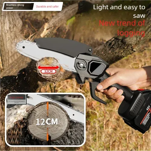 Cordless Electric Mini Pruning Chainsaw