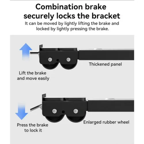 2pc Dryer Holder Universal Mobile Roller Bracket 24 Wheel Refrigerator Base Mount Multifunction Adjustable Washing Machine Stand